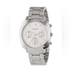 IOB Kate Spade New York Womens Brooklyn Stainless Steel Chronograph Watch